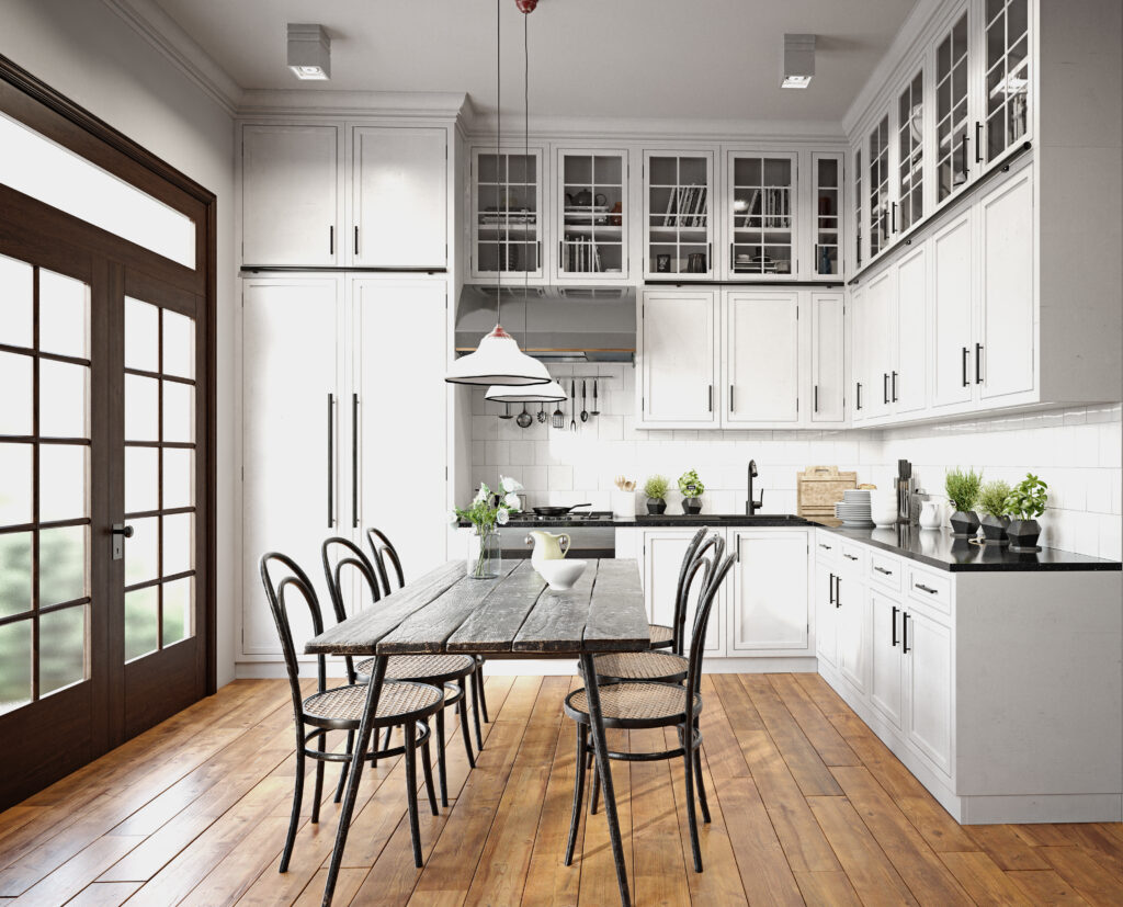 modern kitchen interior